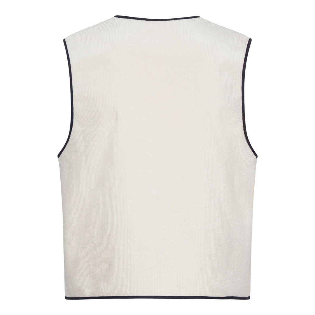 Katie Vest - Cream Corduroy