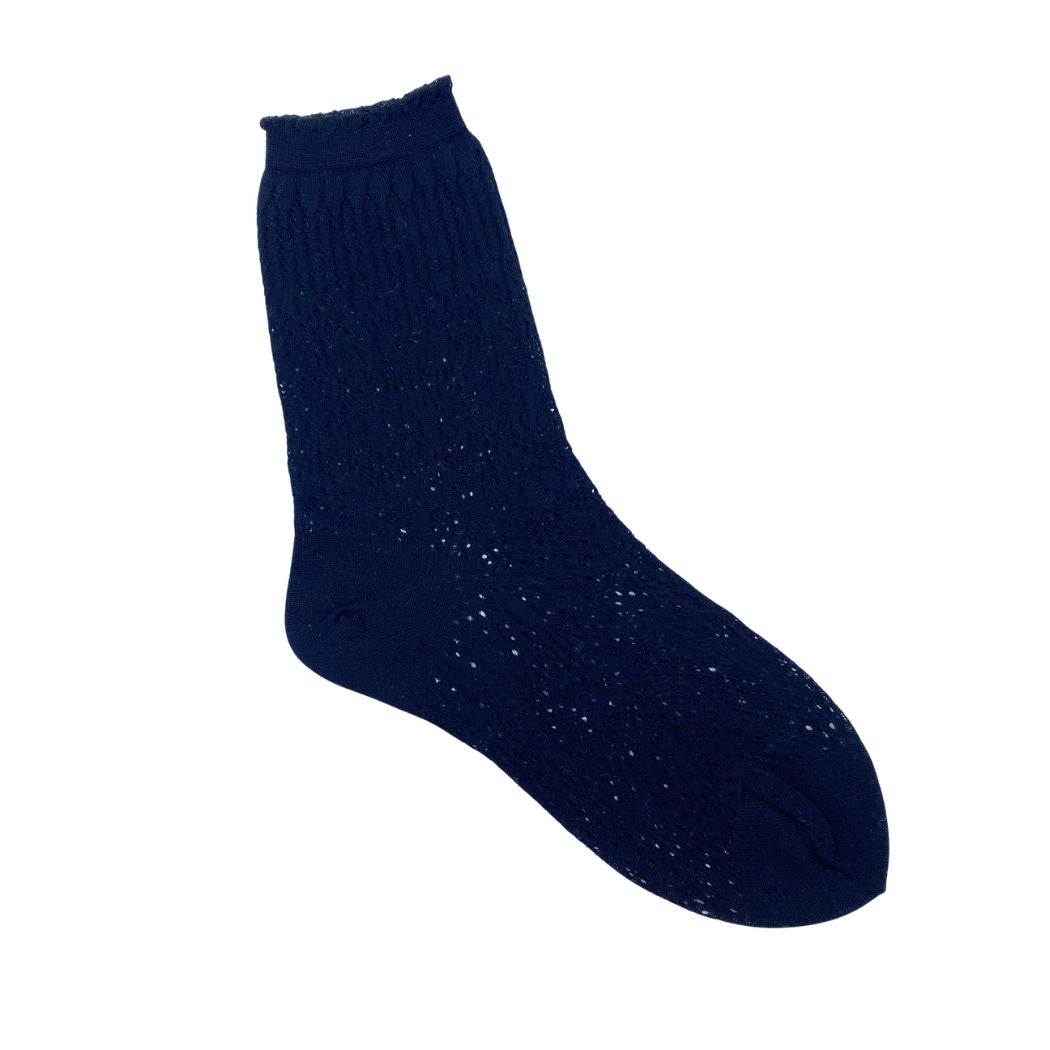 Lace Strømper - Black - Str. 36-40