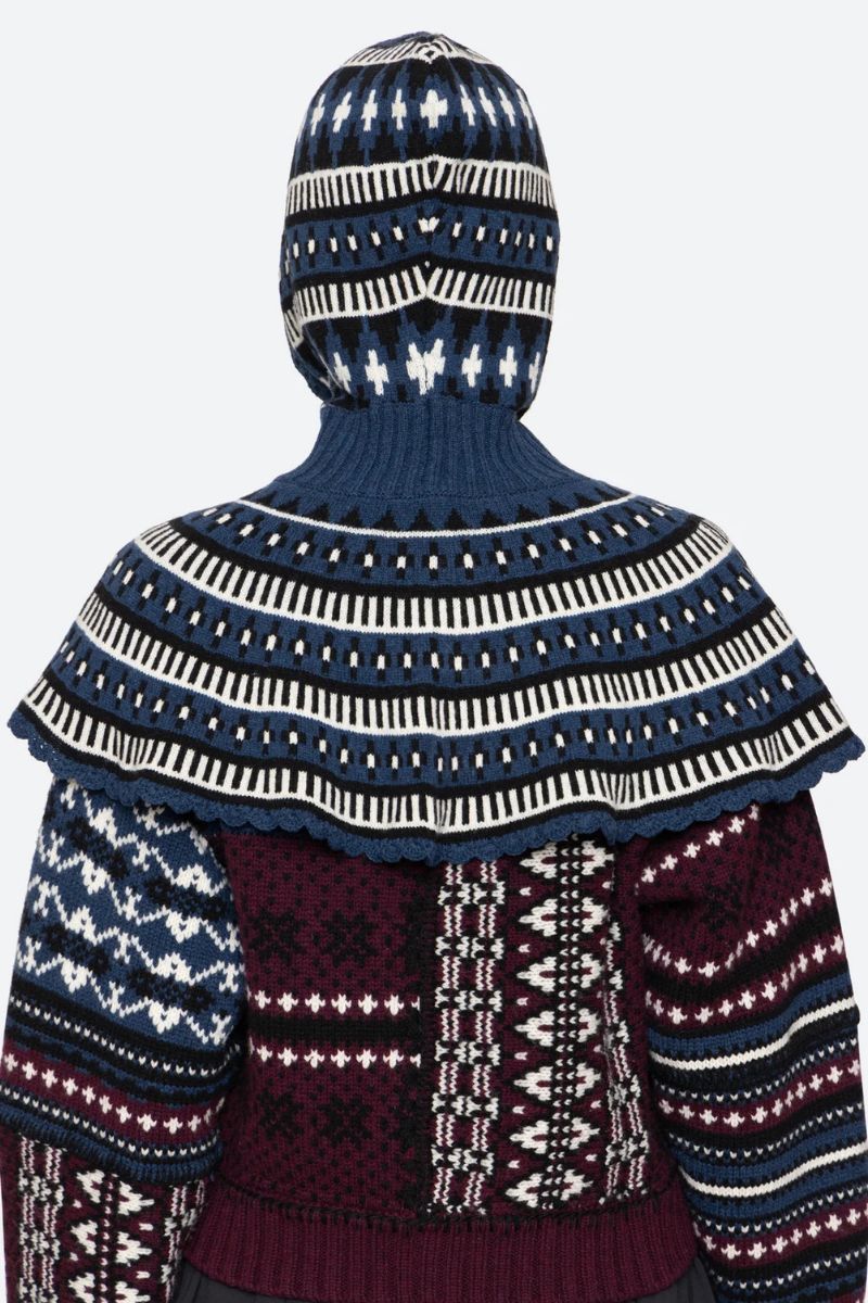 Linea Fair Isle Balaclava - Blue