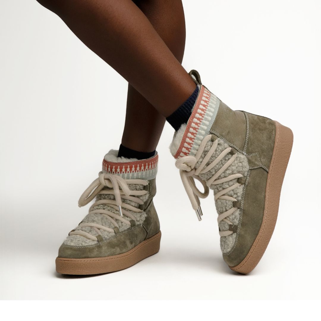 Cosmos Fleece Boot - Frosted Taupe