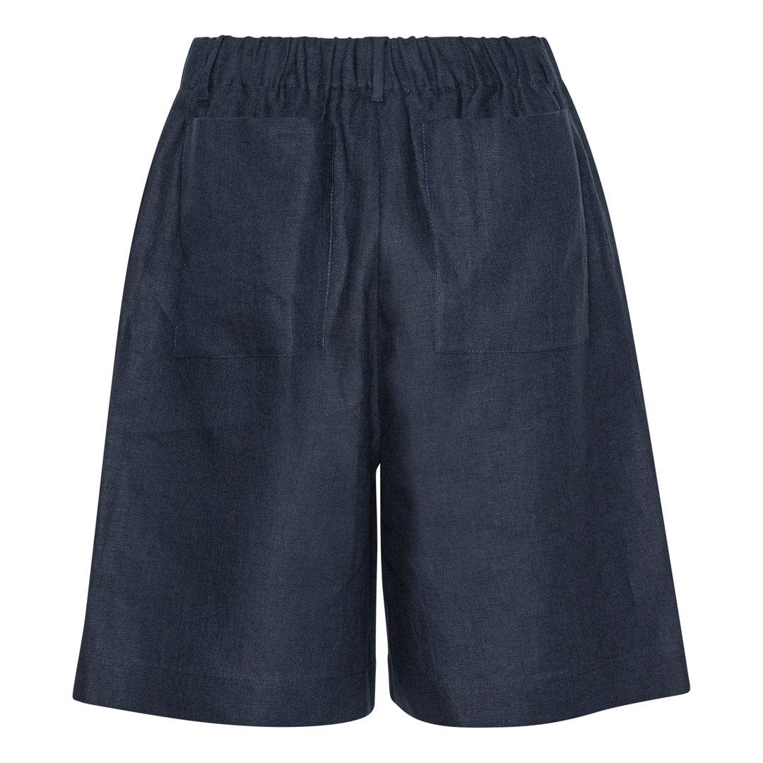 Bermuda Shorts - Navy Linen