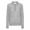 Cashmere Polo - Gray Melange