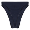 Trusser wool silk rib - Navy