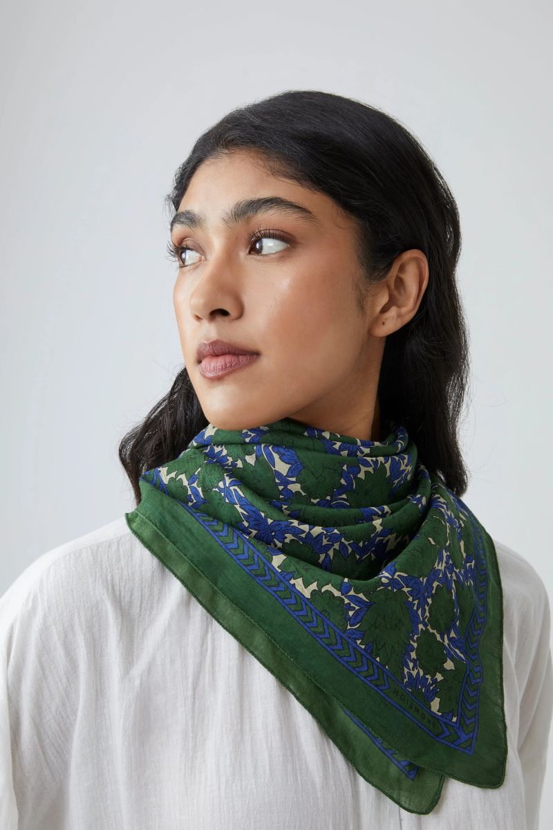 Cotton Foulard no.680 - British Green