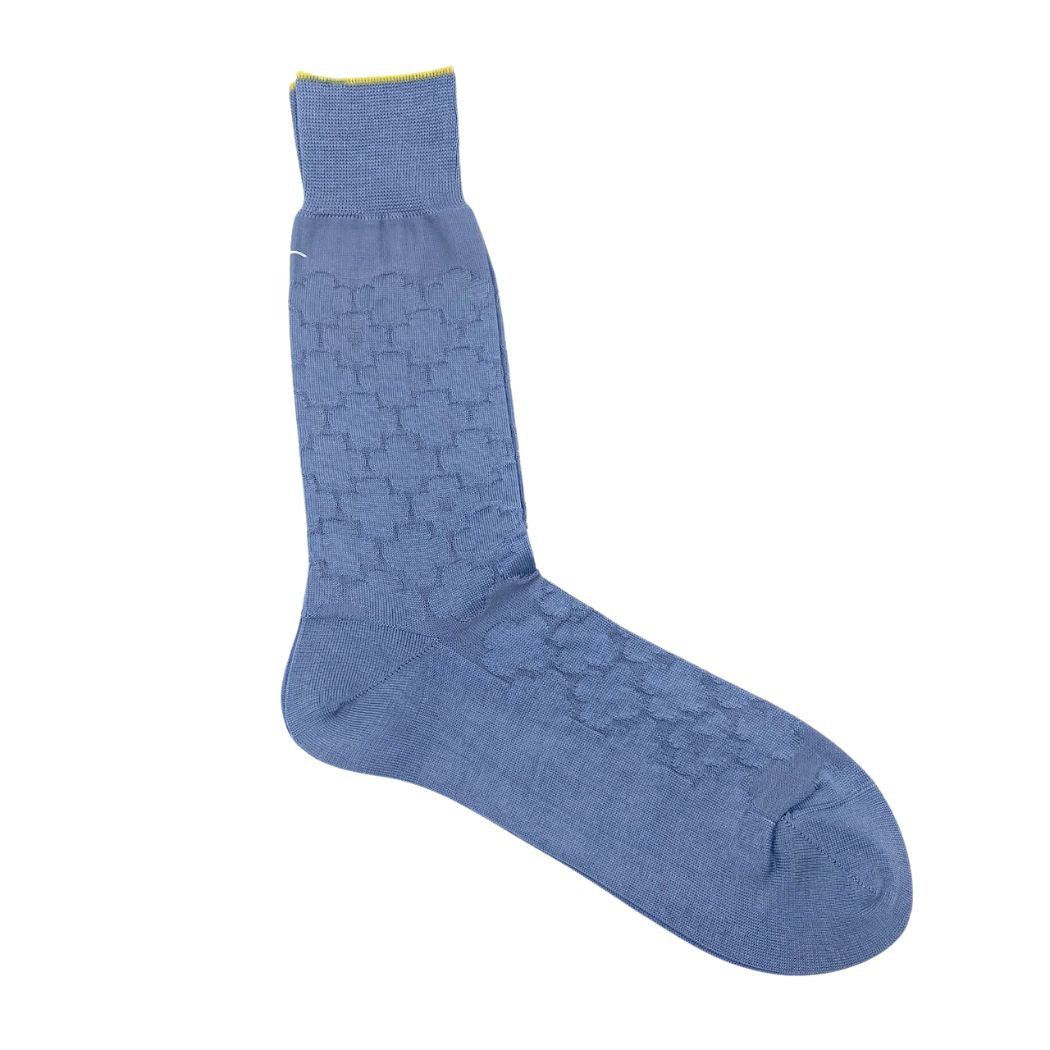 Mono Color Flower Strømper - Grey - Str. 40-43