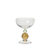 Noam Champagne Glass - Hazel/Jade