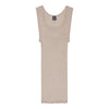 Wool Silk Rib Tank Top 3442R - Beige