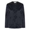 Oscar Jacket - Navy Blue Shiny
