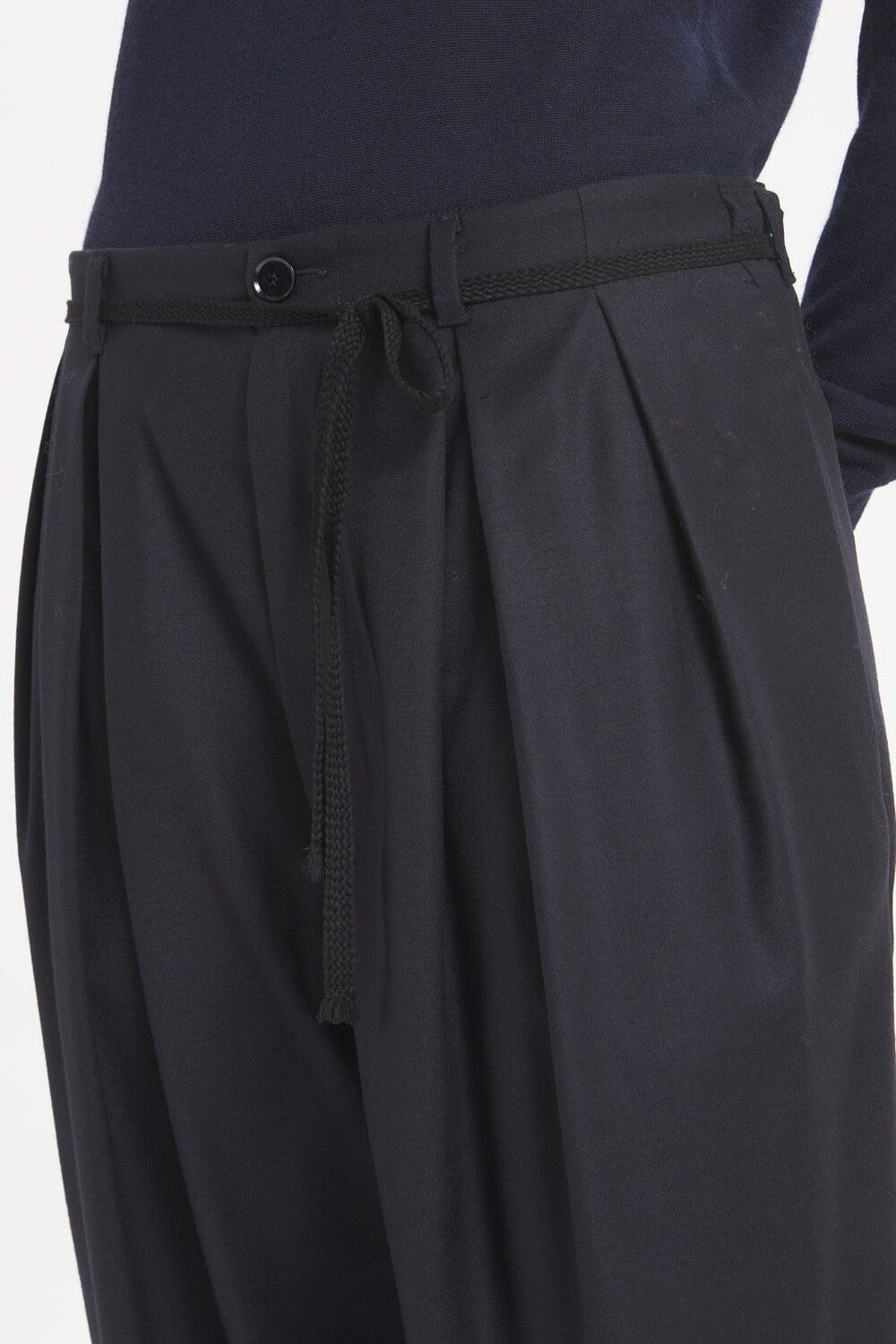 Pestrin Bukser Flan - Navy