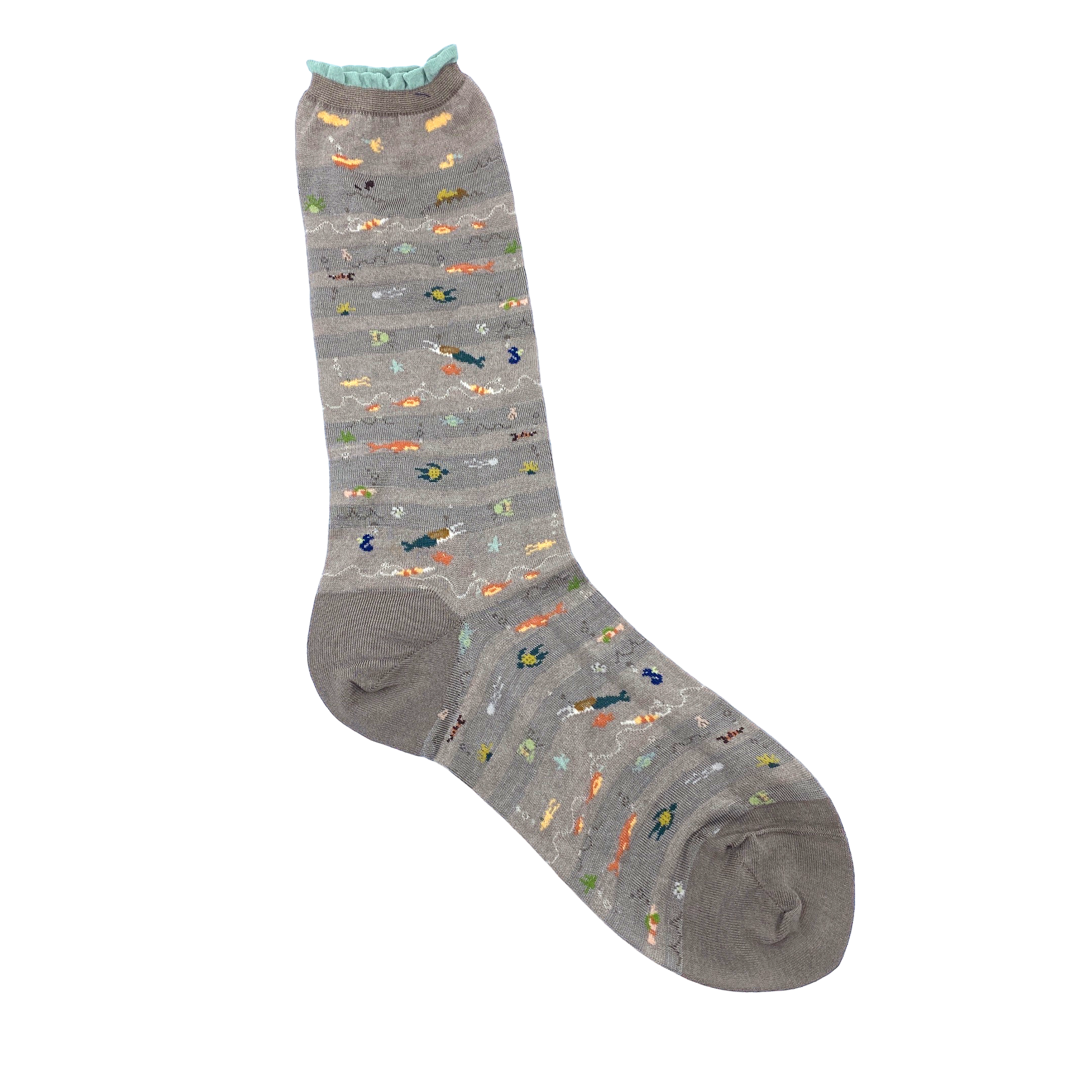 Sea Paradise Socks - Beige