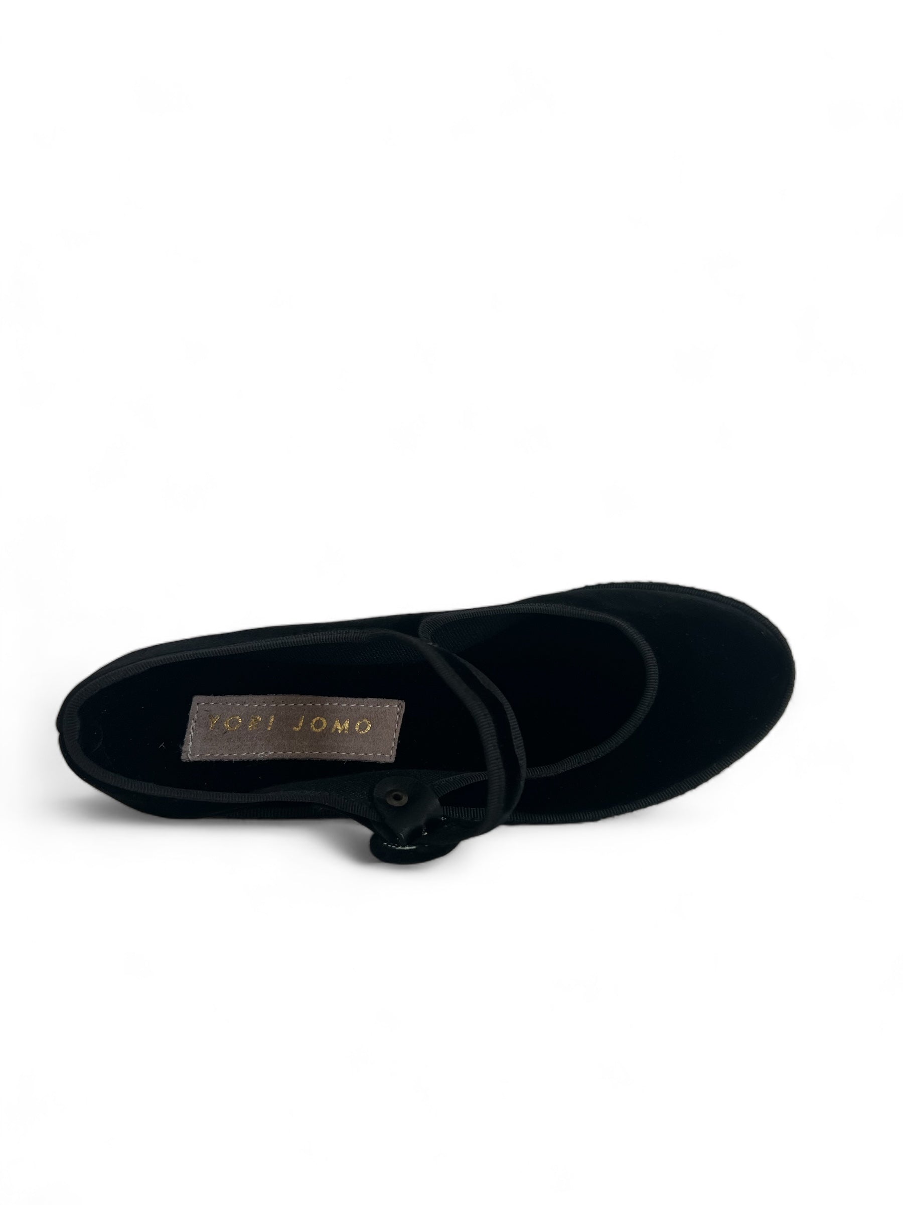 x Yori Jomo Mary Jane Shoes - Velluto Nero 