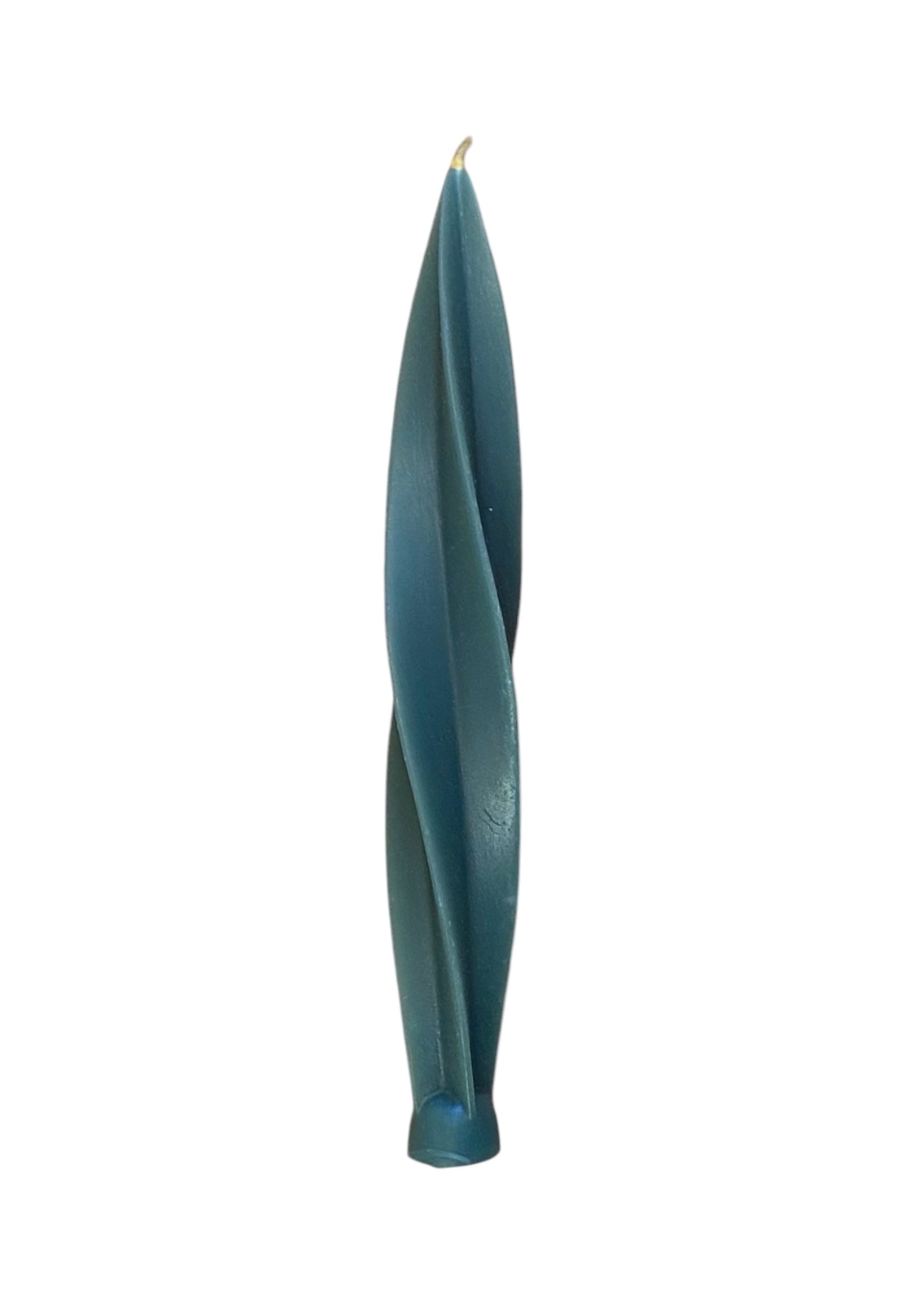 Twisted Candle - Turquoise