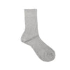Ribbed Organic Cotton Socks - Perla melange