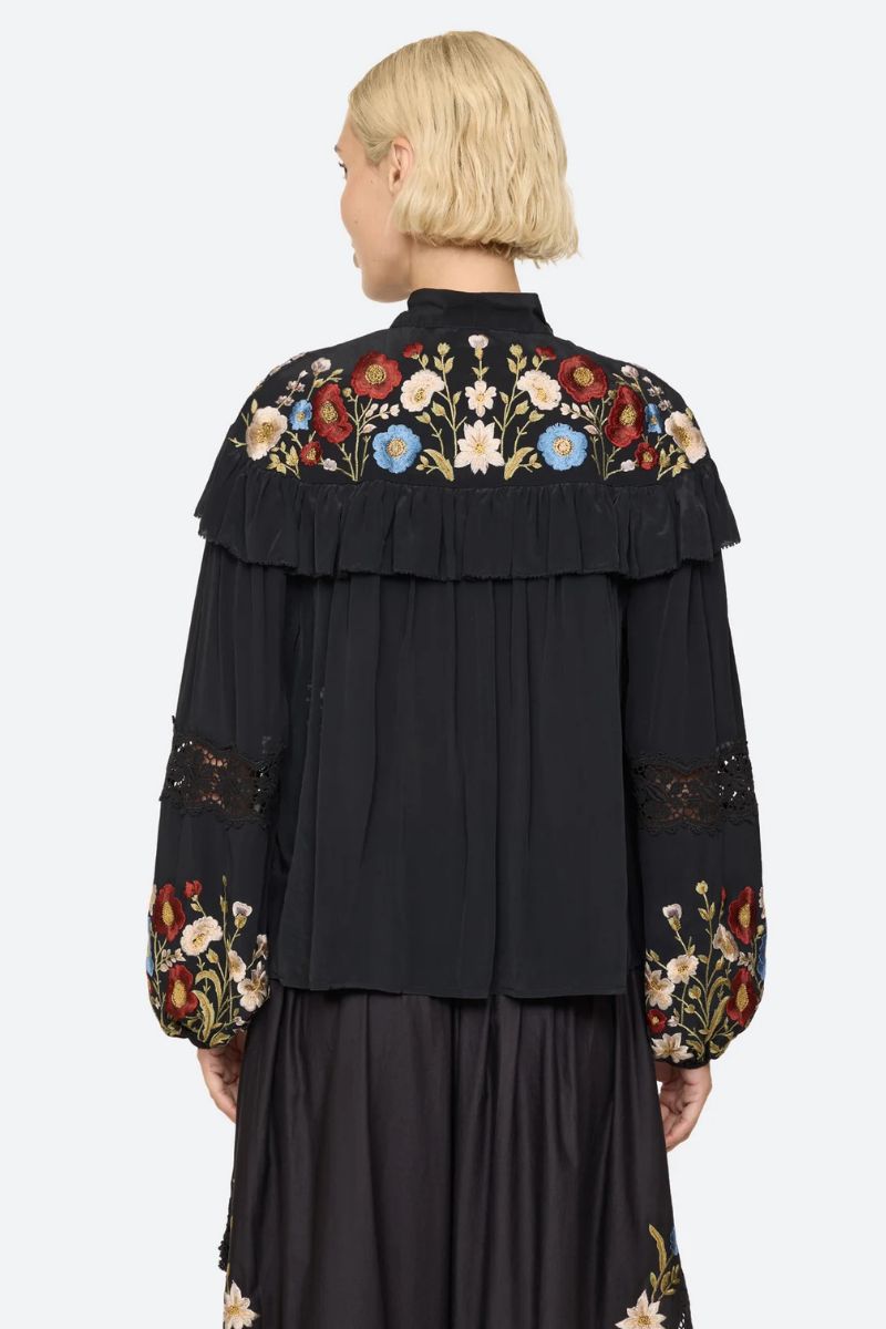 Ruwa Bow Top - Black