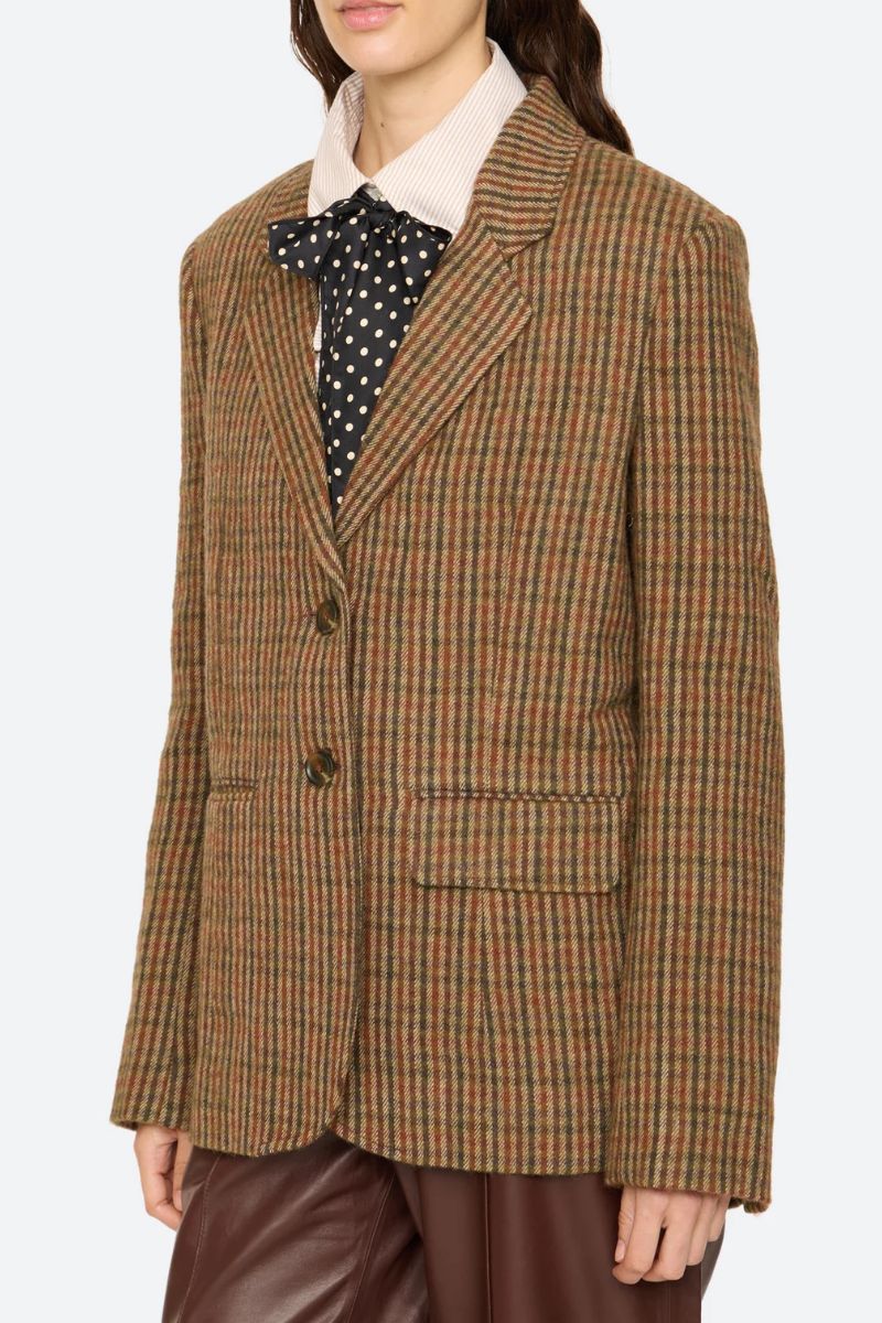 Julia Plaid Blazer - Multi