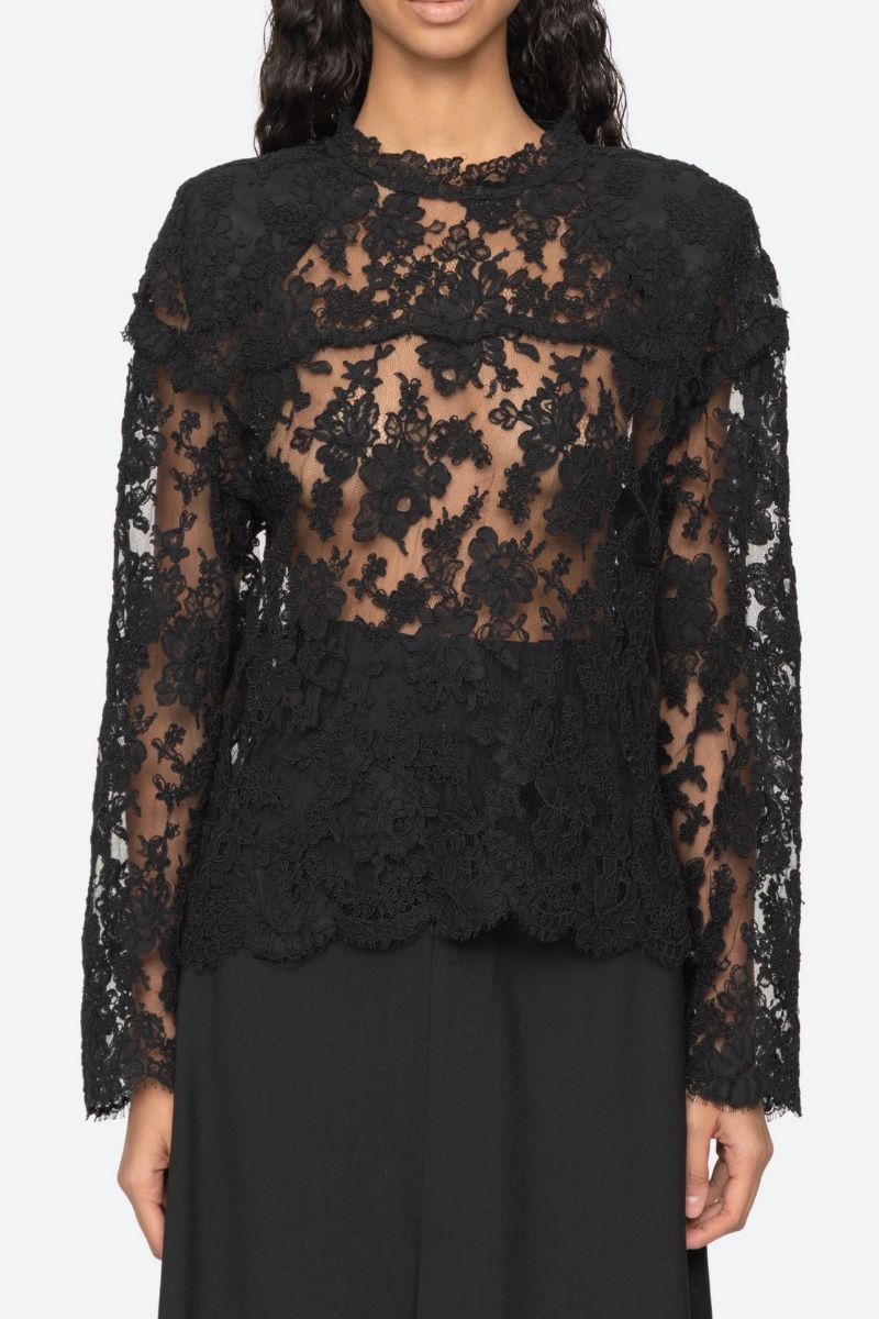 Kirra Lace Top - Black