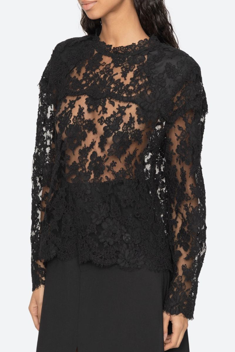 Kirra Lace Top - Black