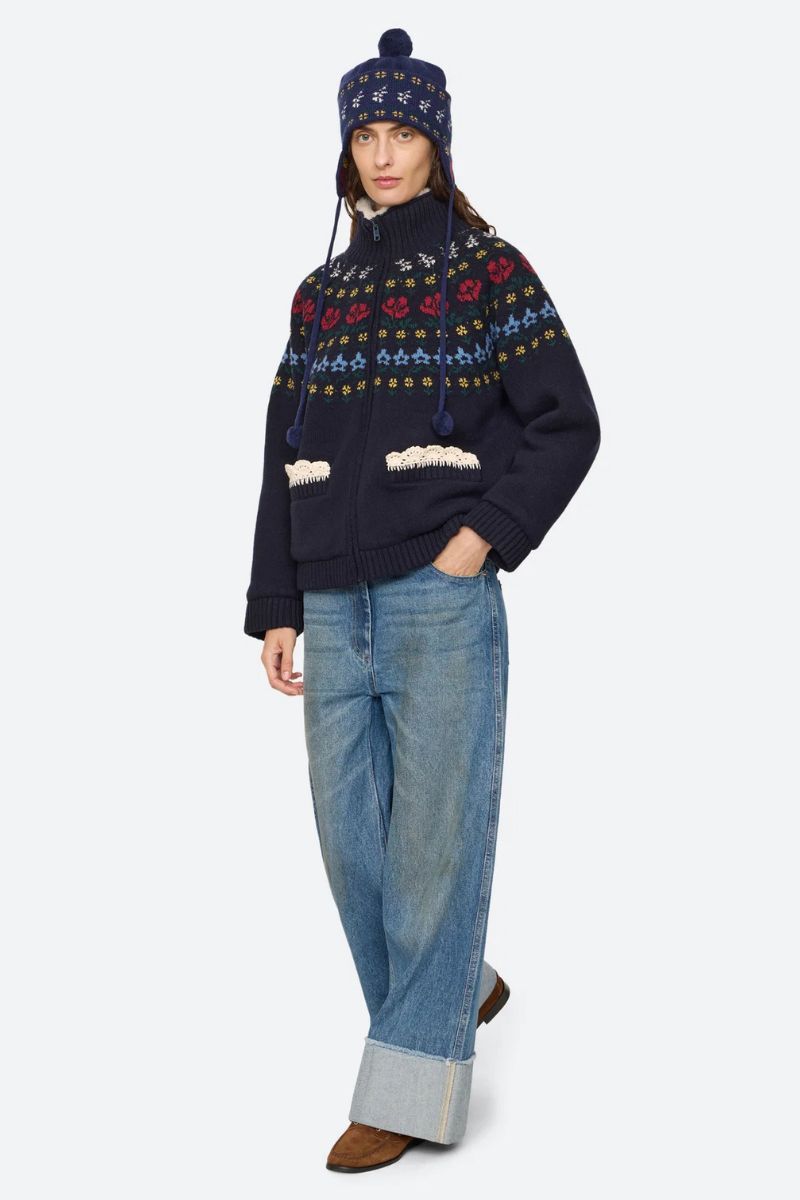 Preston Lined Jacket - Navy