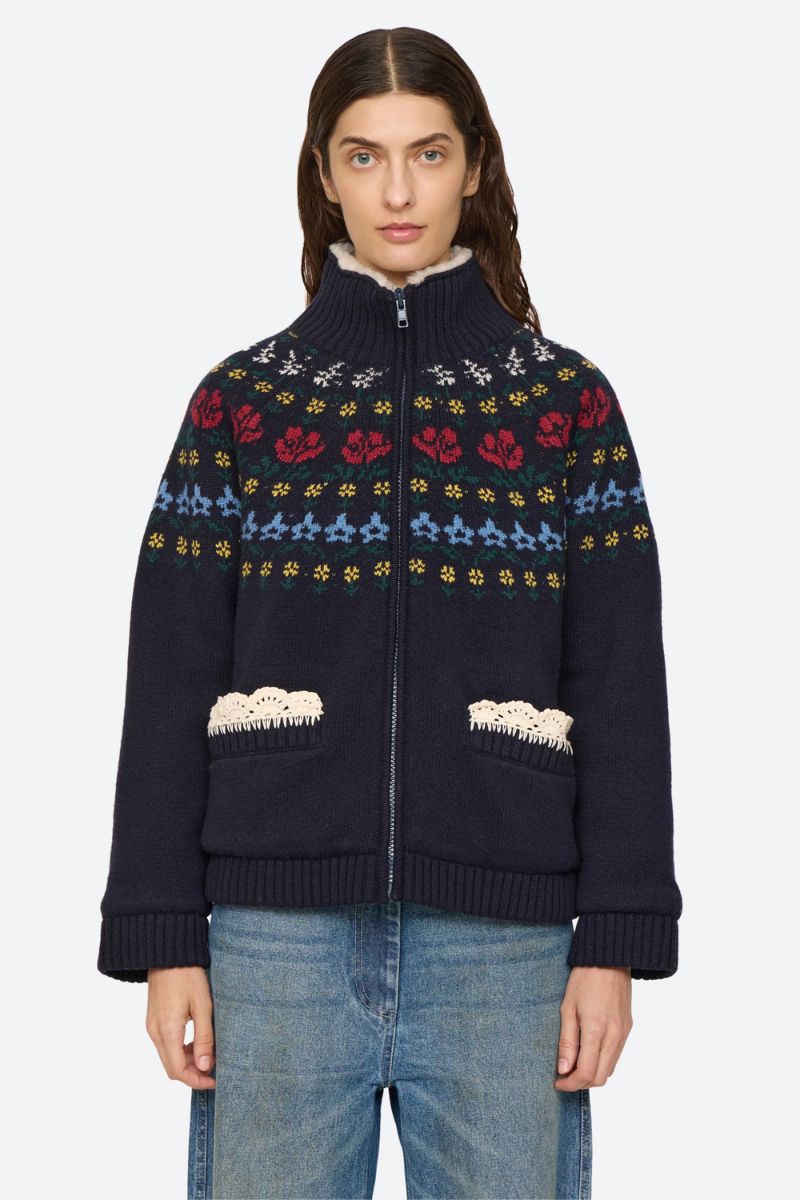 Preston Lined Jacket - Navy