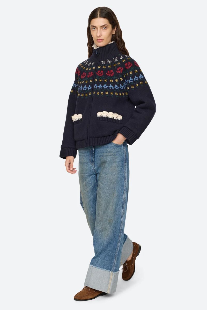 Preston Lined Jacket - Navy