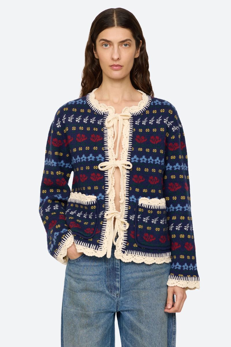 Preston Cardigan - Navy