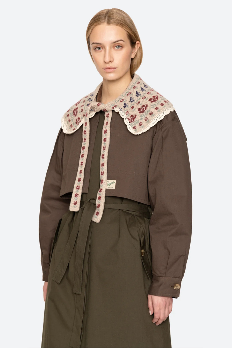 Preston Knit Collar - Cream