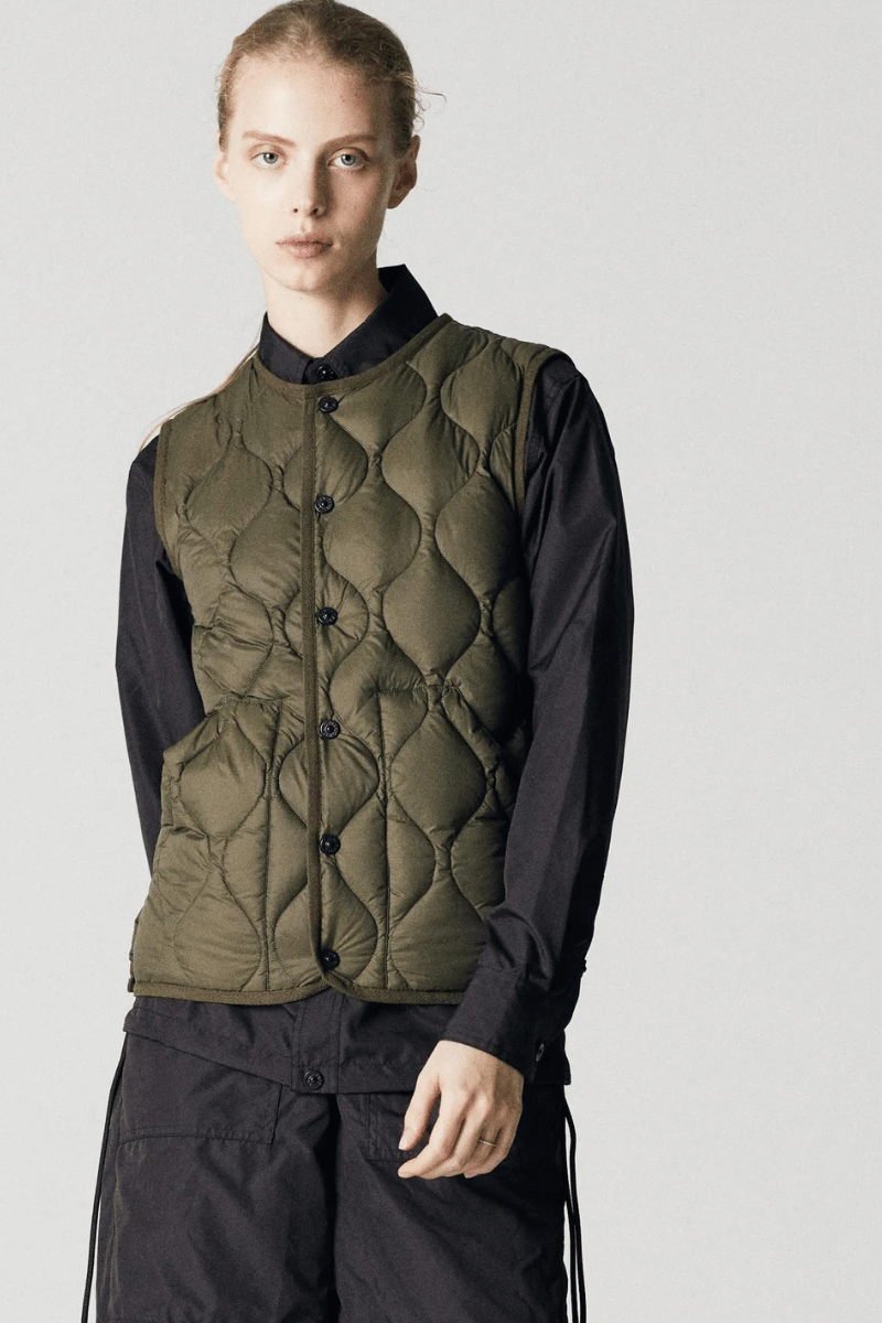 Military Crew Neck Dunvest - Olive