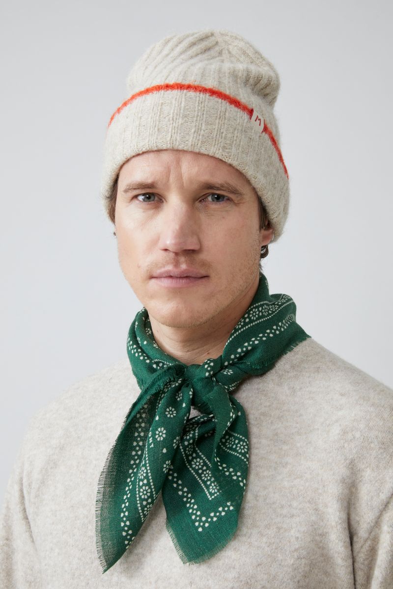 Wool Foulard no.676 - British Green