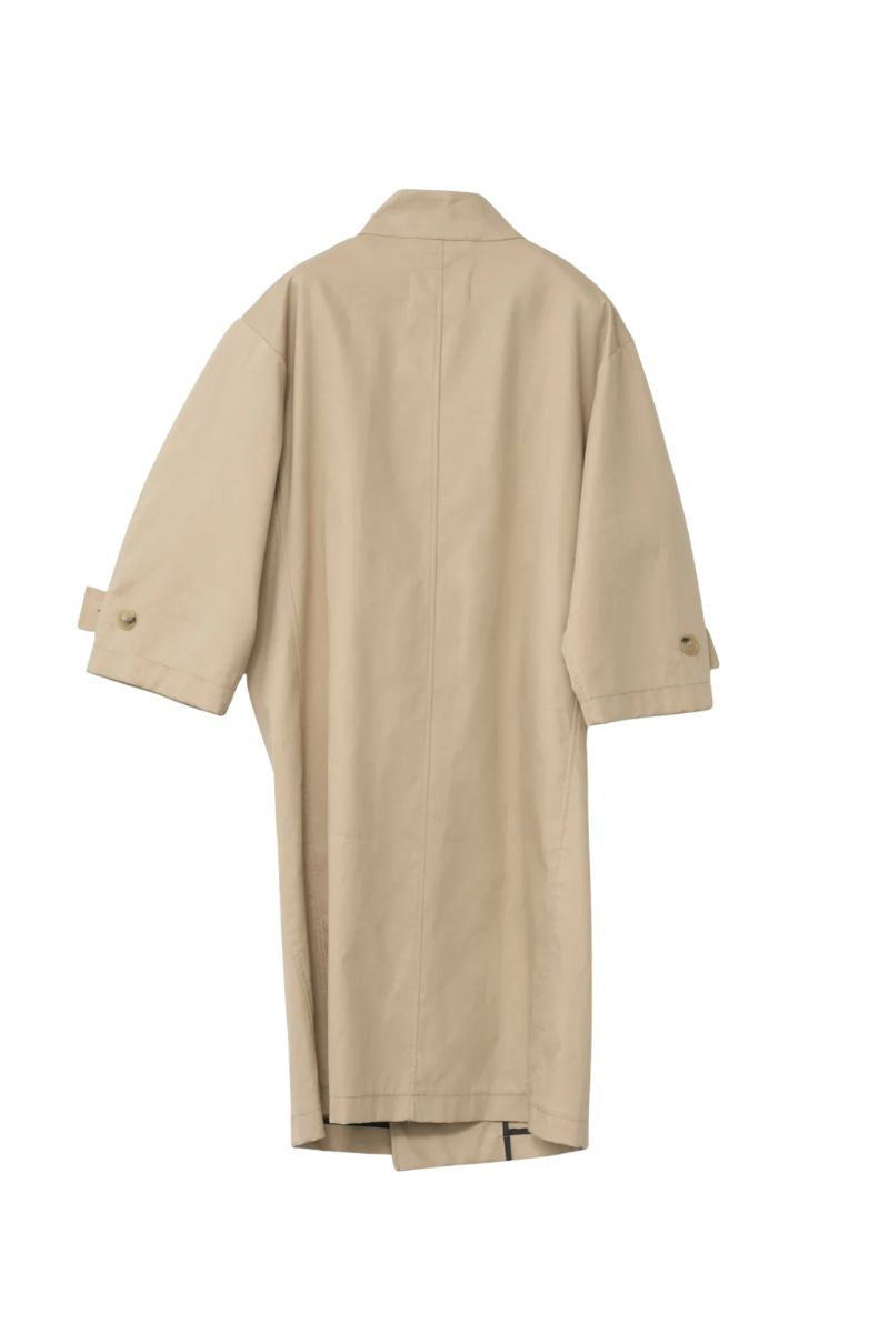 Water Resistant Coat - Cool Beige