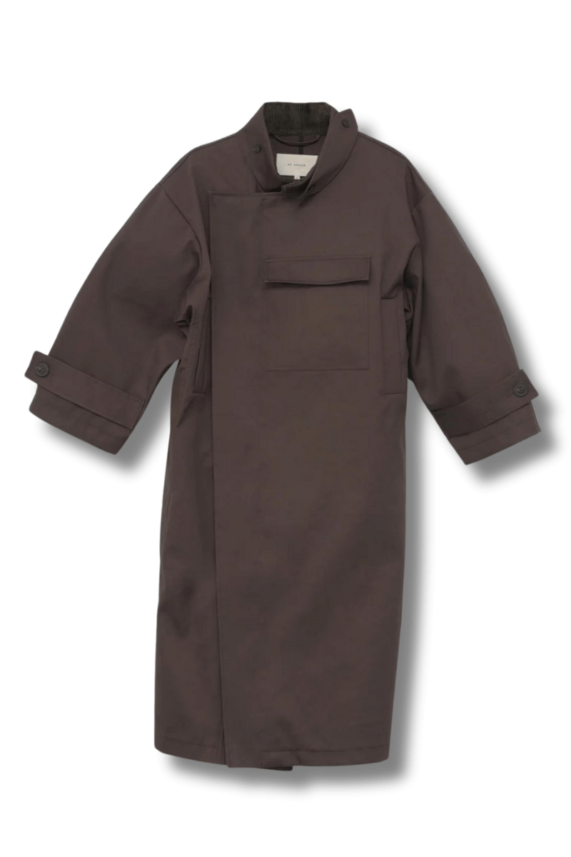 Water resistant Trench Coat - Dark Brown