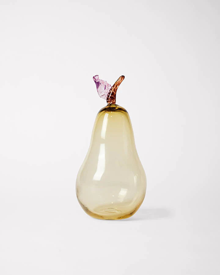 Marianne Paperweight - Pear - Yellow