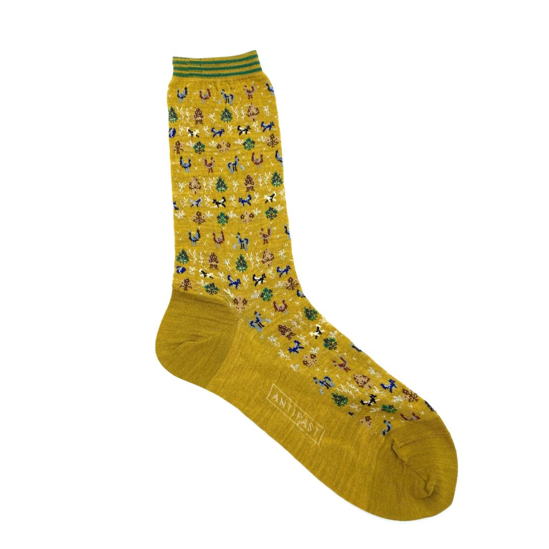 Forest Mate Socks AM-737AHS - Mustard