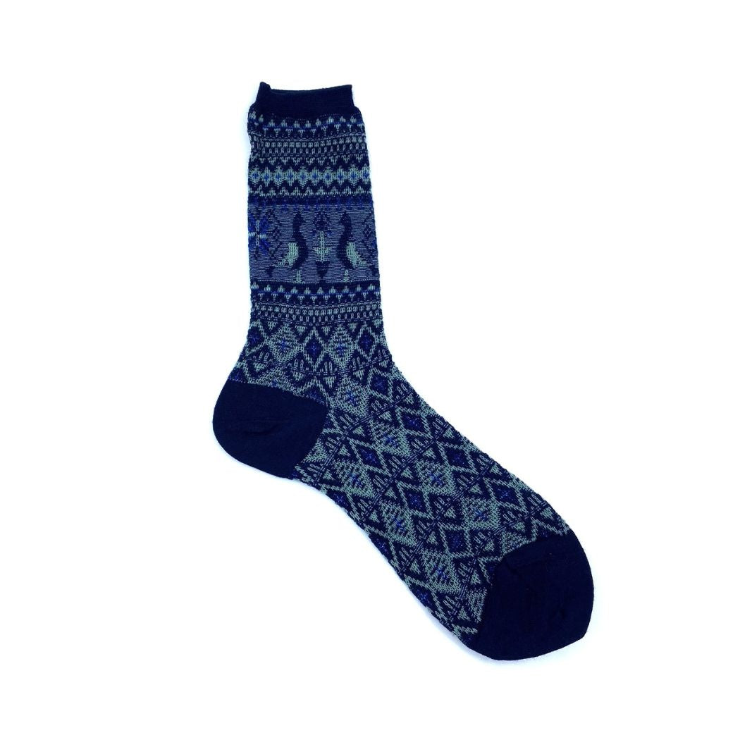 Love Bird Socks - Navy - Size 36-39 AM-740A