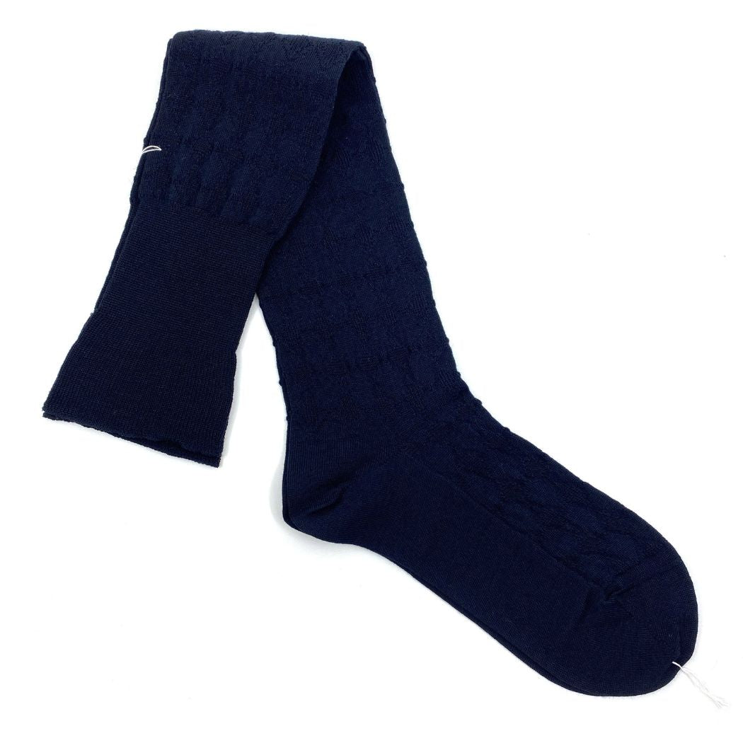 Super Merino Links - High Socks - Black