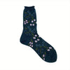 Tiny Flowers Socks - Green - Size 40-43 AM3-825