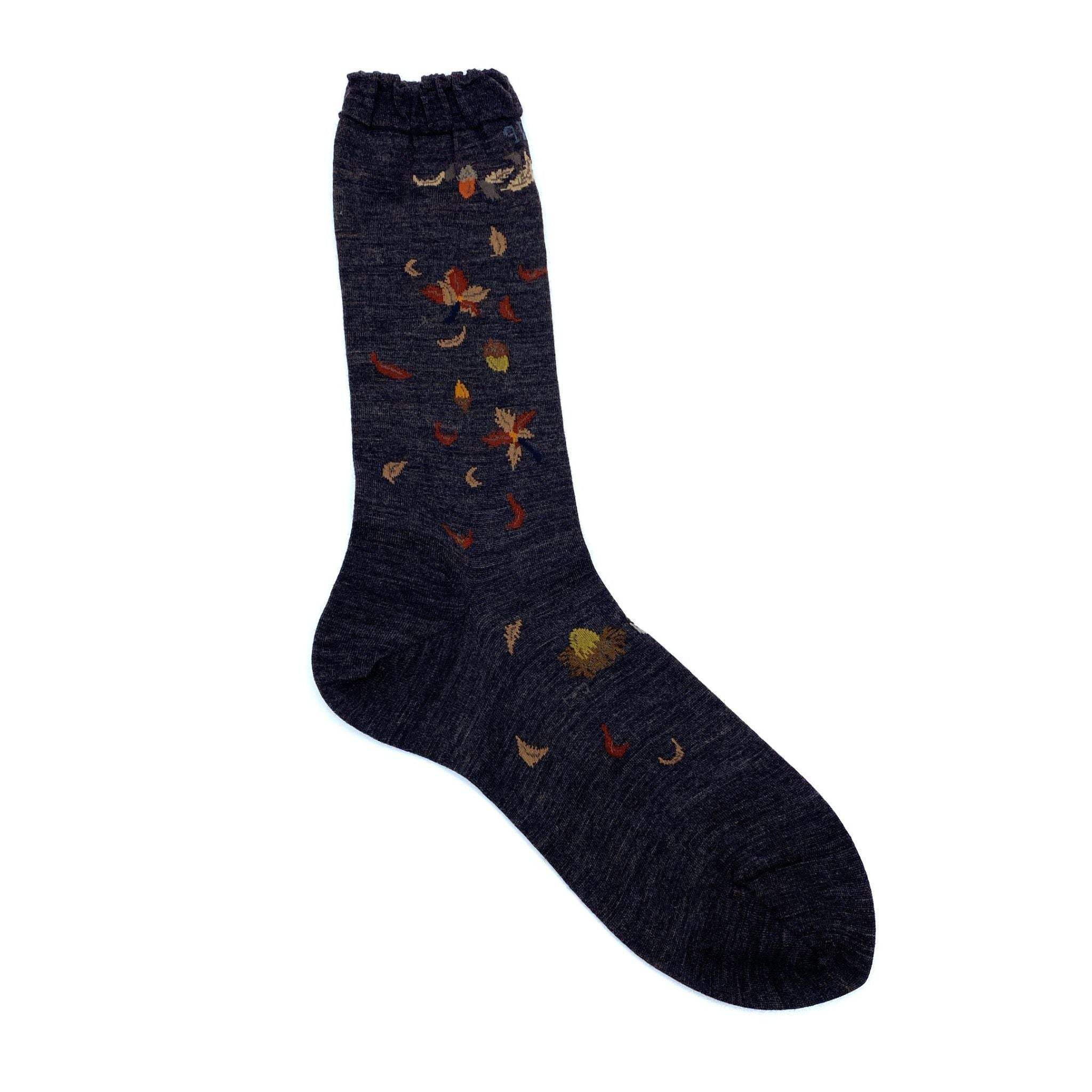 Wind & The Acorn Tree Strømper AM-806 - Dark Brown