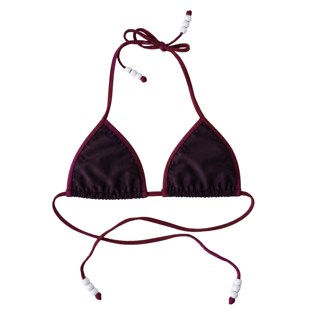 Daphne Bikini Top - Wine