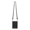 Leather Phone Bag - Black