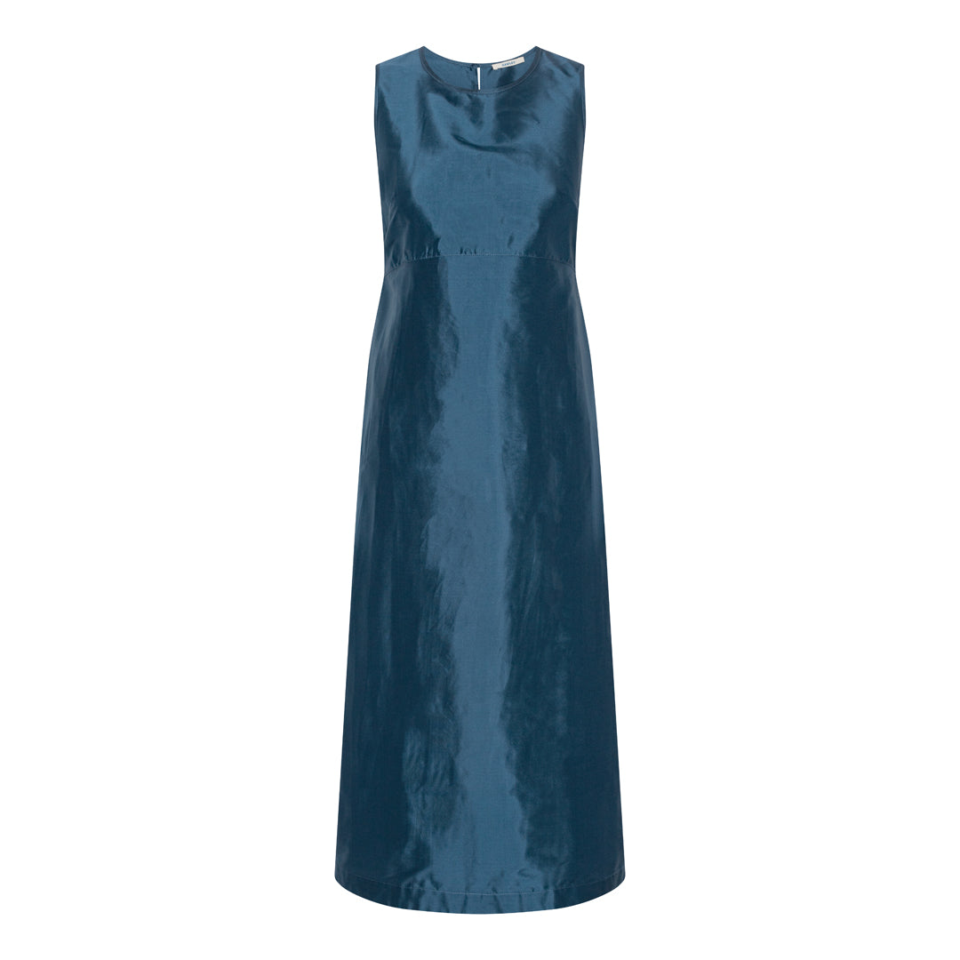 Silk Dupion Erika Dress - Insignia
