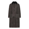 Sheepskin Suede Curly Roo Coat - Chocolate