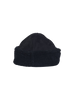 Suede Back Curly Hair Cap - Sort