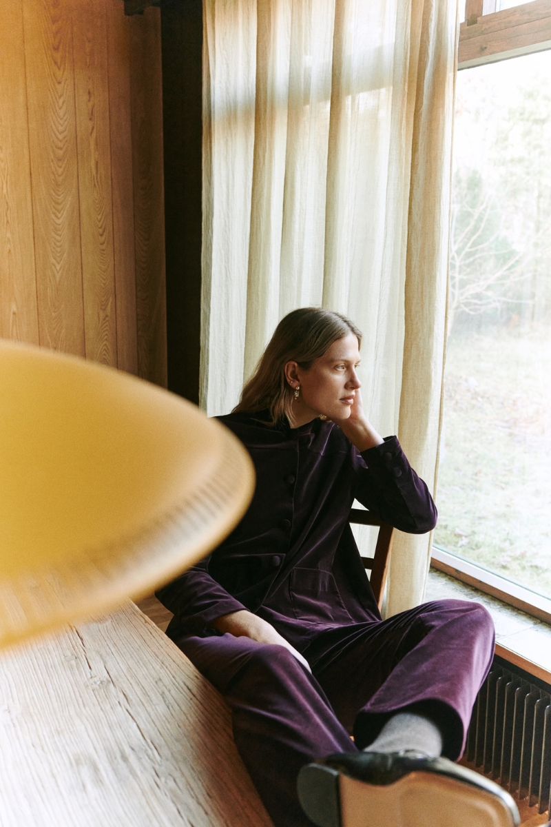 Holiday Bukser - Merlot Velvet