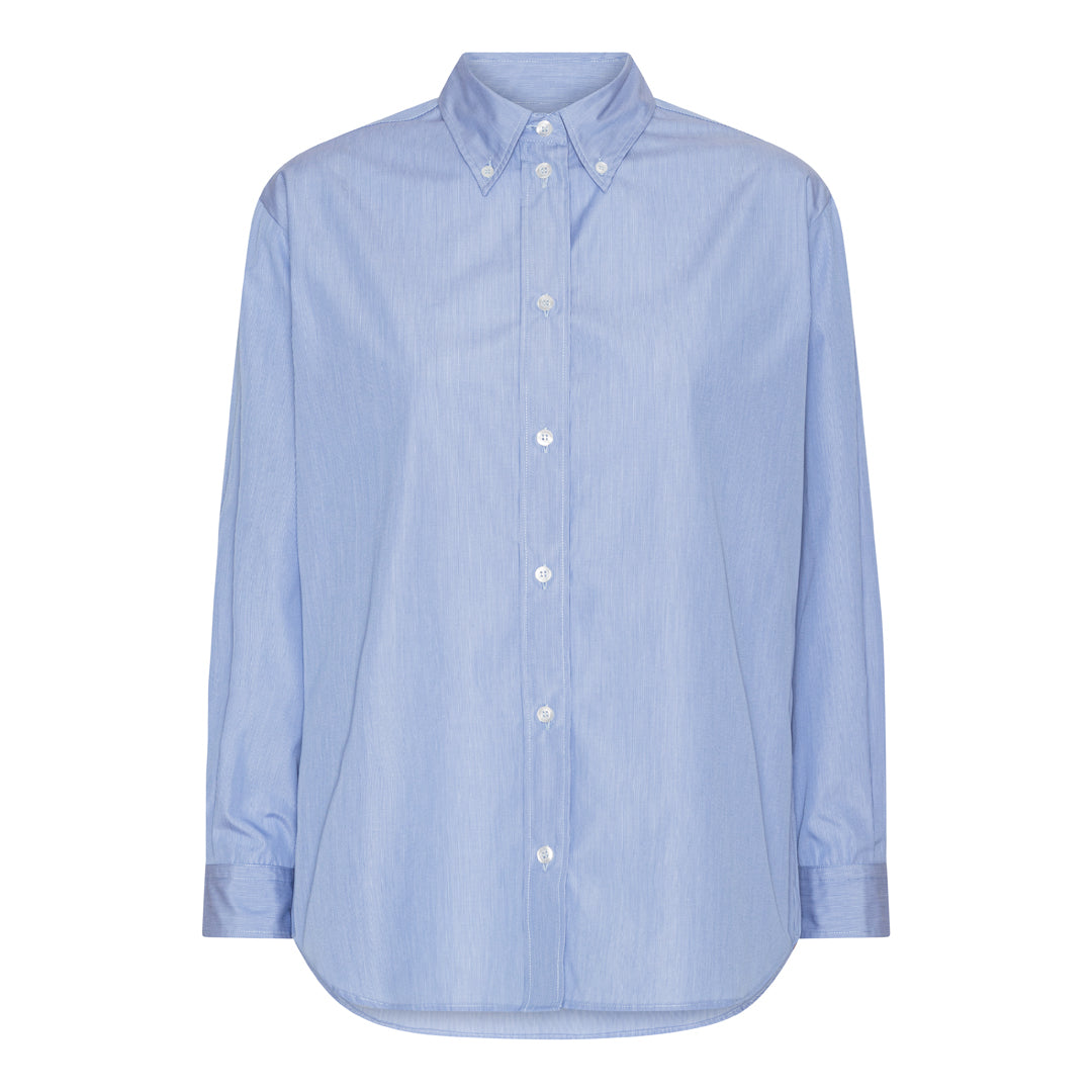 Simone Shirt - Blue Thin Stripe