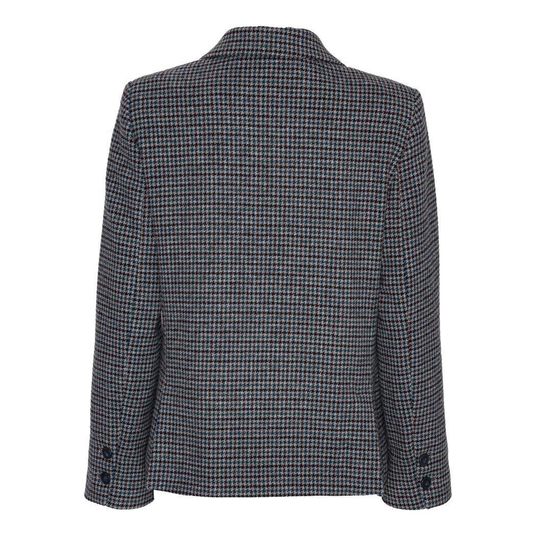 Harper Blazer - Multi Color Houndstooth