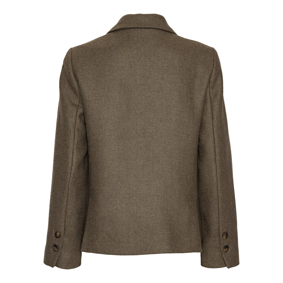 Harper Blazer - Olive Brown