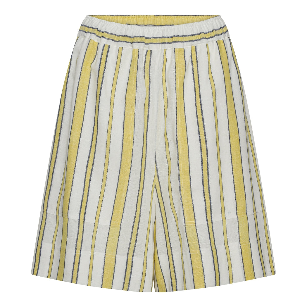 June Shorts - Yellow Stripes