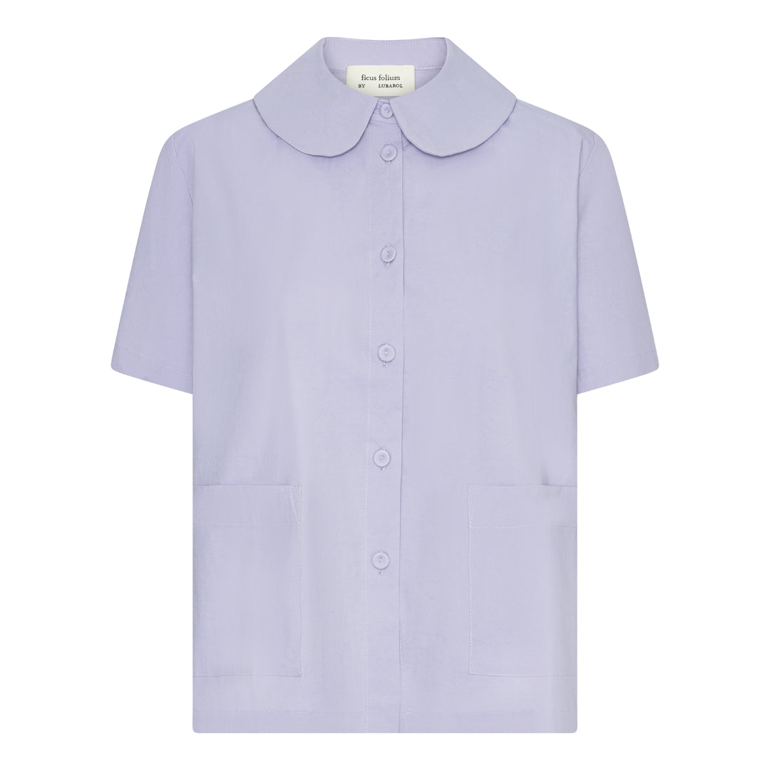 Kortærmet Sophie Skjorte - Dusty Lavender