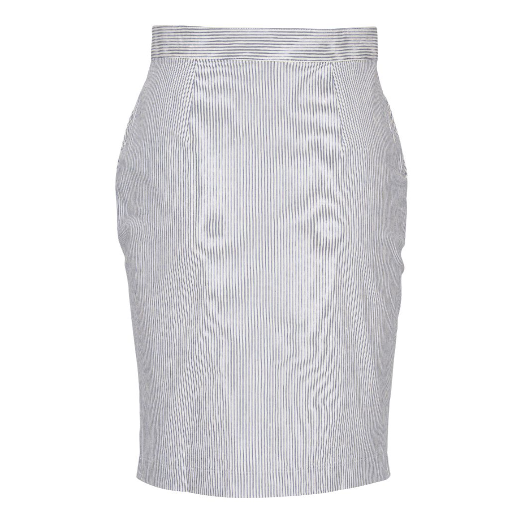Lily Skirt - Blue stripes