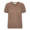 Uma Cashmere T-shirt - Nut Brown