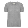 Uma Cashmere T-shirt - Shark Grey